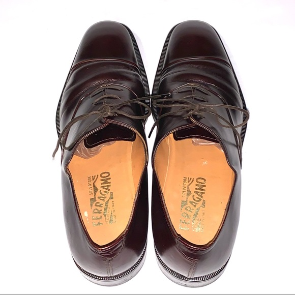 SALVATORE FERRAGAMO Luxury Cap Toe Oxfords - Picture 10 of 13